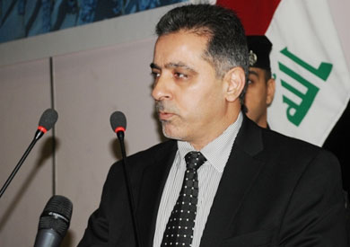 وزير الداخلية العراقي، محمد سالم الغبان، في مدينة أربيل